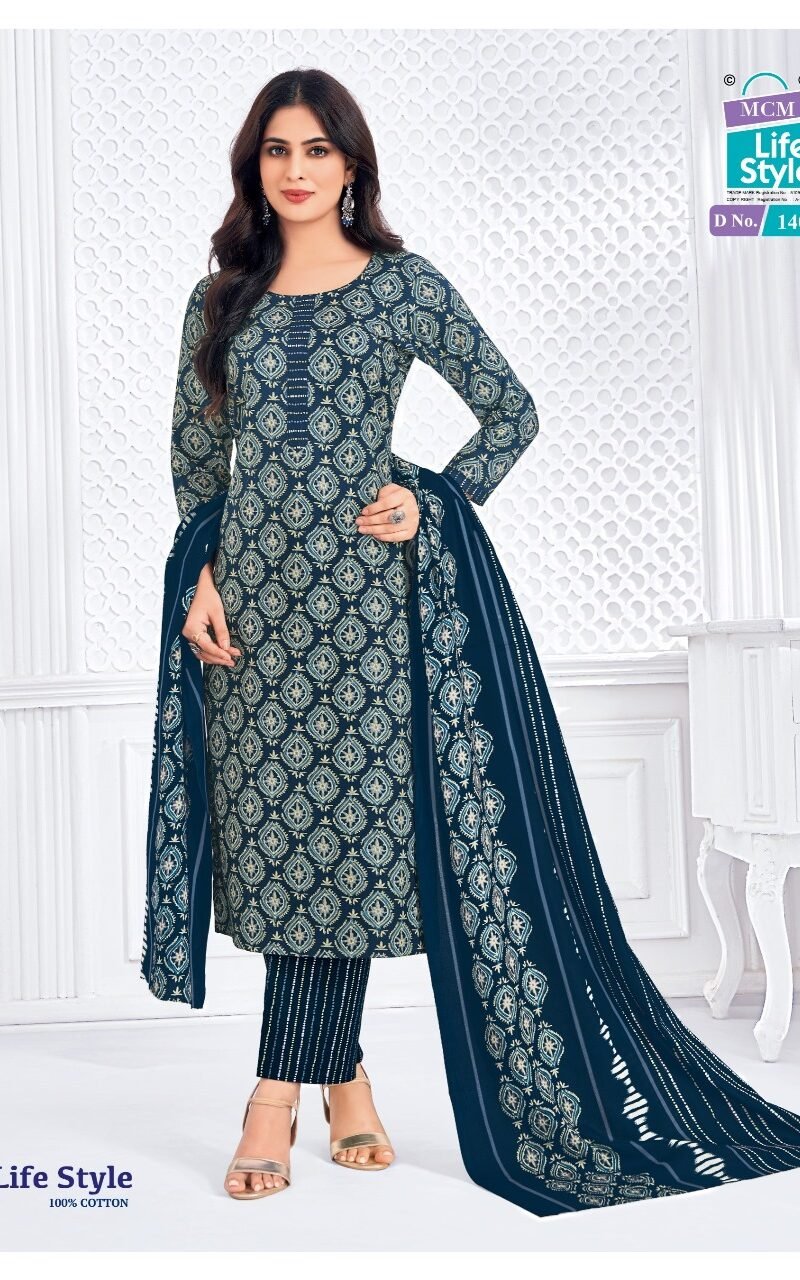 MCM Lifestyle Vol-14 Kurti Pant Dupatta - Wholesale (20)