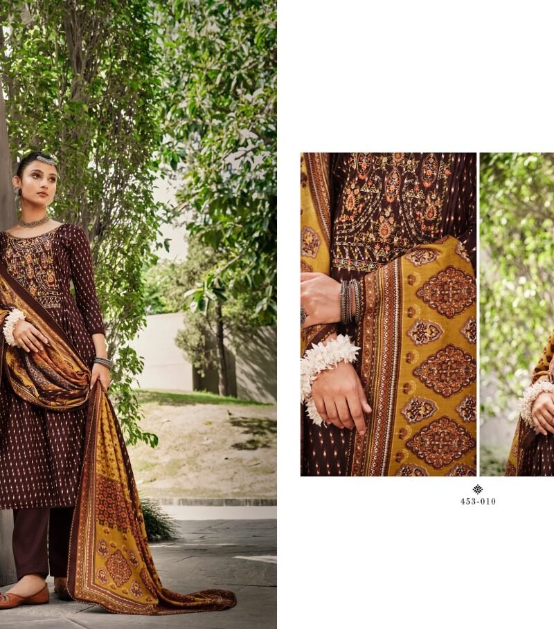Amanda Zulfat Pashmina Suits Wholesale Online