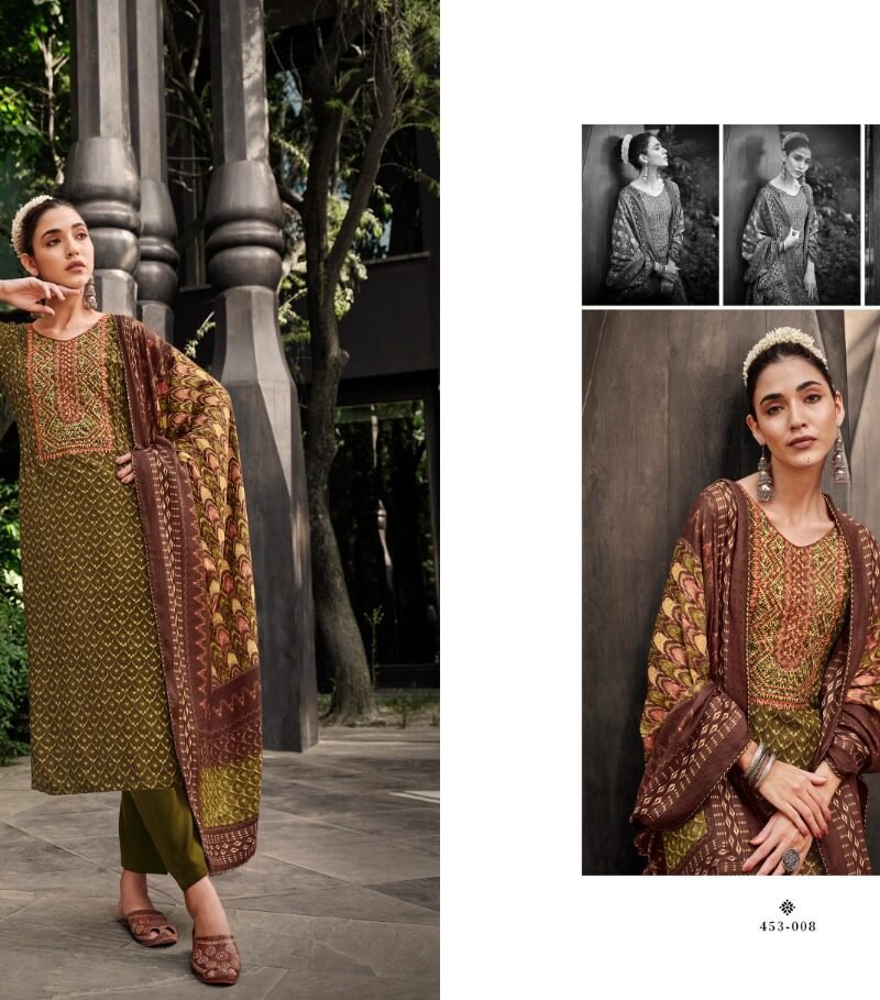 Amanda Zulfat Pashmina Suits Wholesale Online