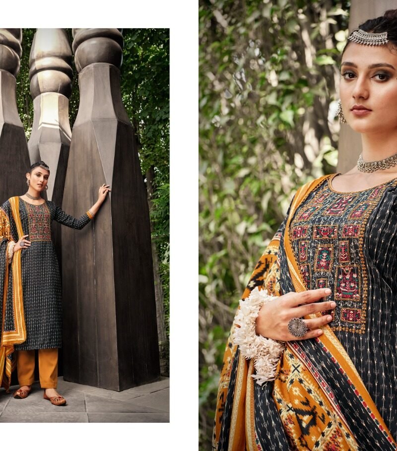 Amanda Zulfat Pashmina Suits Wholesale Online