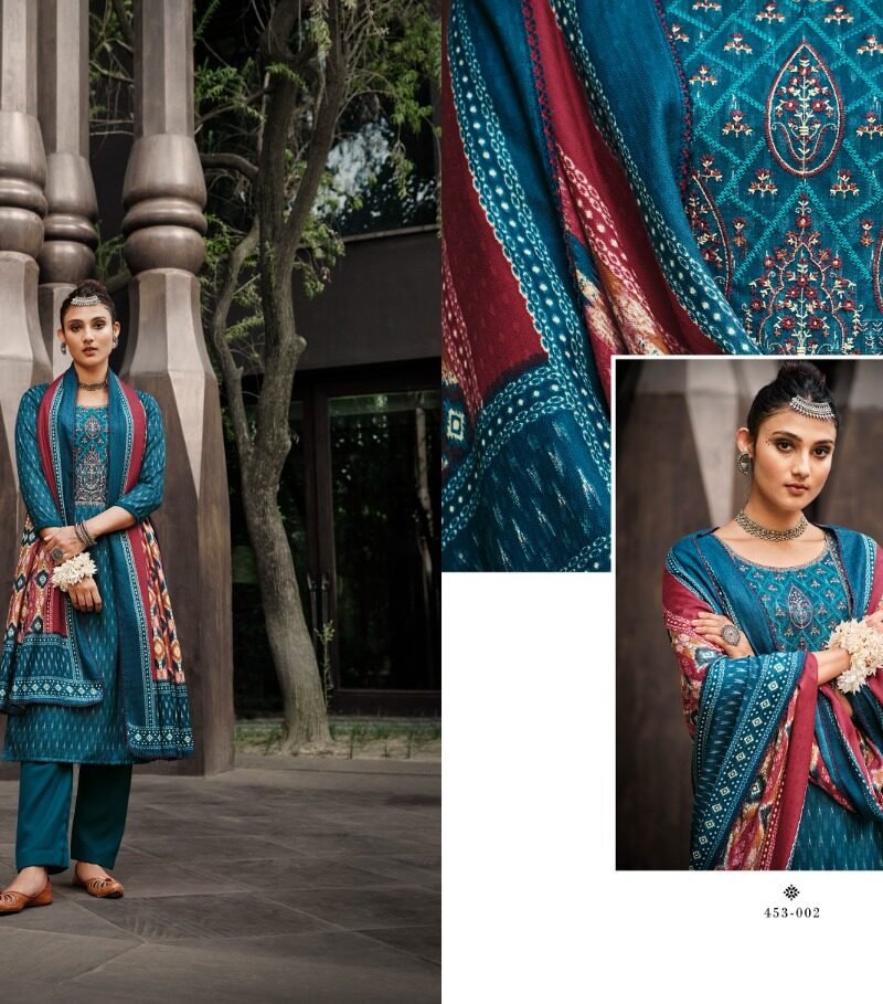 Amanda Zulfat Pashmina Suits Wholesale Online