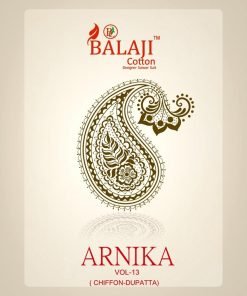 Arnika Vol 13 Balaji Cotton with Chiffon Dupatta