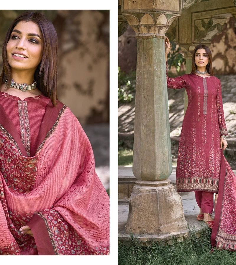 Be-Shumaar Sadhana Fashion Pashmina Suits Wholesale Online