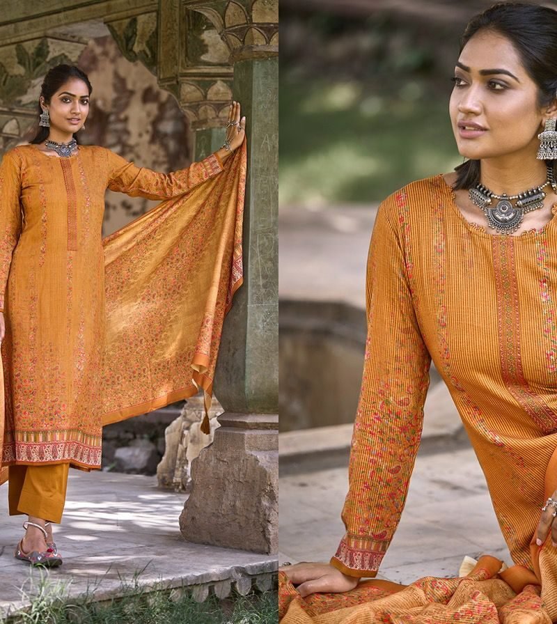 Be-Shumaar Sadhana Fashion Pashmina Suits Wholesale Online