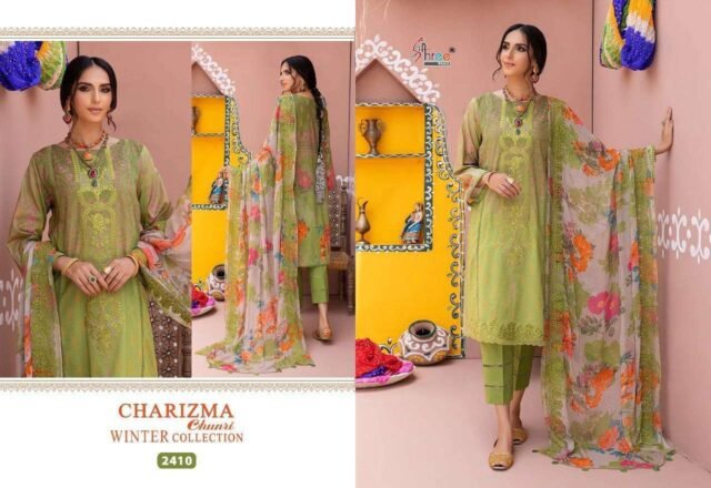 Charisma Chunri Winter Collection Shree Fabs Pashmina Suits Wholesale Online
