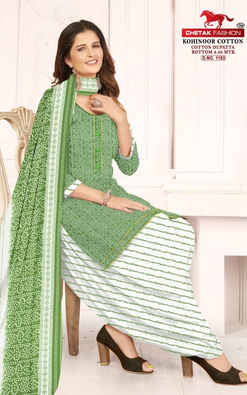 Chetak Fashion Kohinor Wholesale Cotton Dress Material