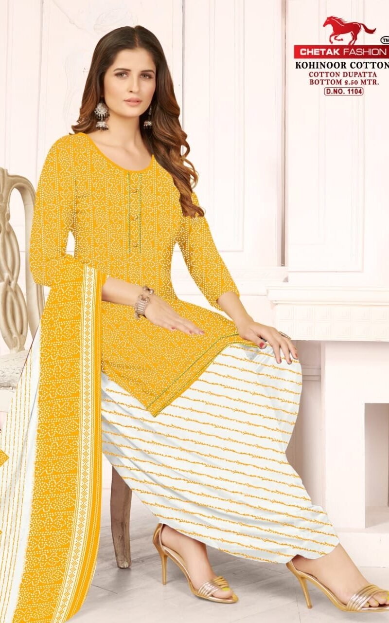 Chetak Fashion Kohinor Wholesale Cotton Dress Material