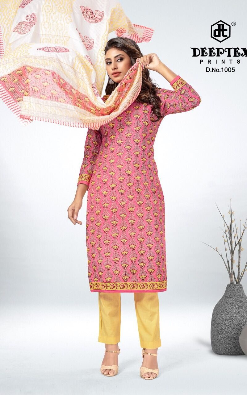 Deeptex Prints Butter Creme Vol 1 Wholesale Cotton Dress Material