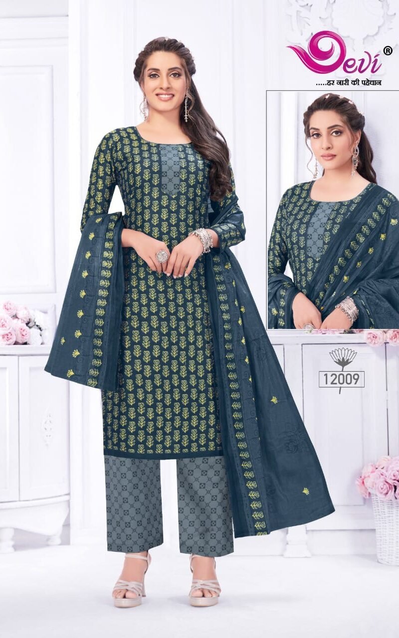 Devi Icon Vol 12 Wholesale Cotton Dress Material
