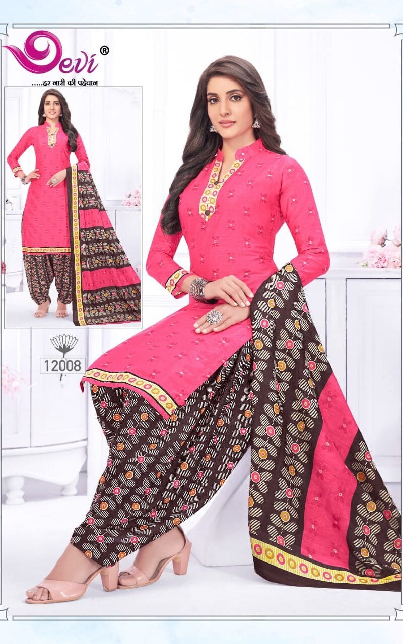 Devi Icon Vol 12 Wholesale Cotton Dress Material