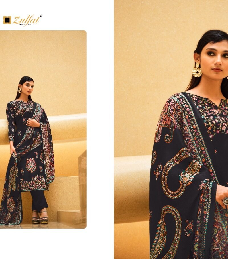 Firdous Zulfat Pashmina Suits Wholesale Online