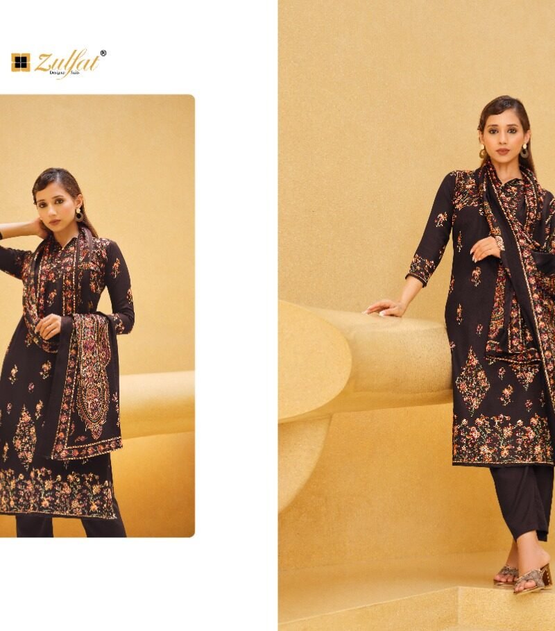 Firdous Zulfat Pashmina Suits Wholesale Online