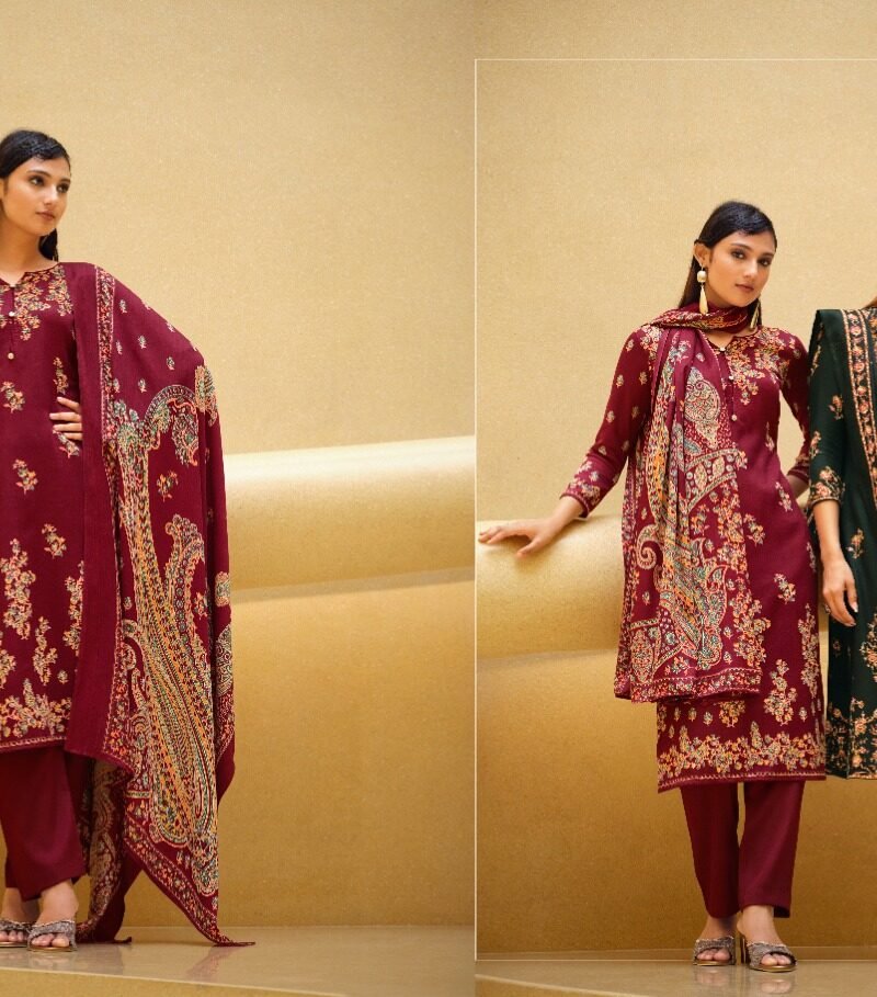 Firdous Zulfat Pashmina Suits Wholesale Online