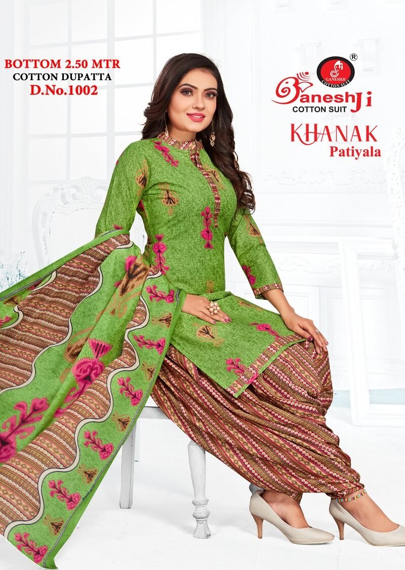 Ganeshji Khanak Vol 1 Wholesale Cotton Dress Material