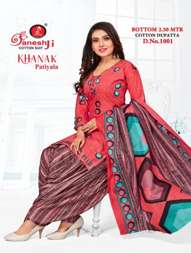 Ganeshji Khanak Vol 1 Wholesale Cotton Dress Material