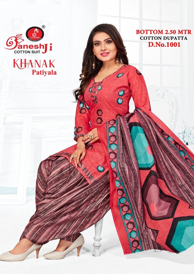 Ganeshji Khanak Vol 1 Wholesale Cotton Dress Material