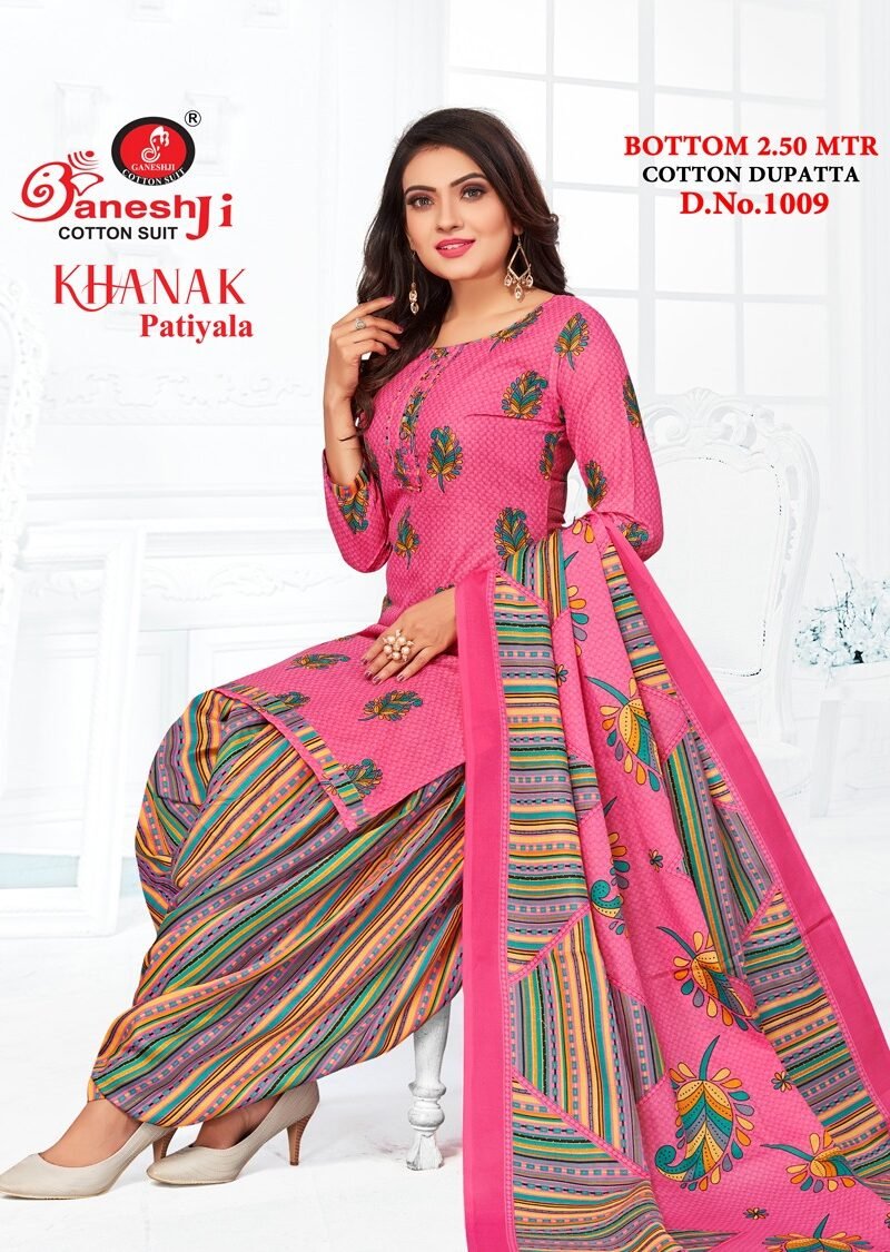Ganeshji Khanak Vol 1 Wholesale Cotton Dress Material