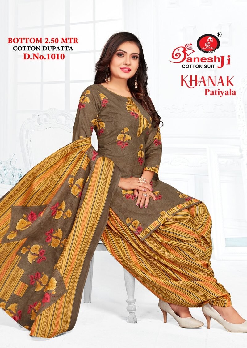 Ganeshji Khanak Vol 1 Wholesale Cotton Dress Material