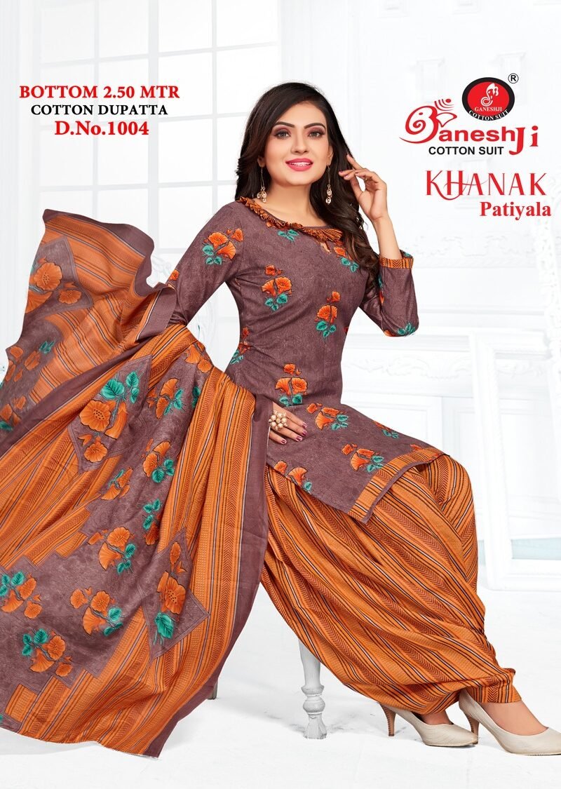 Ganeshji Khanak Vol 1 Wholesale Cotton Dress Material