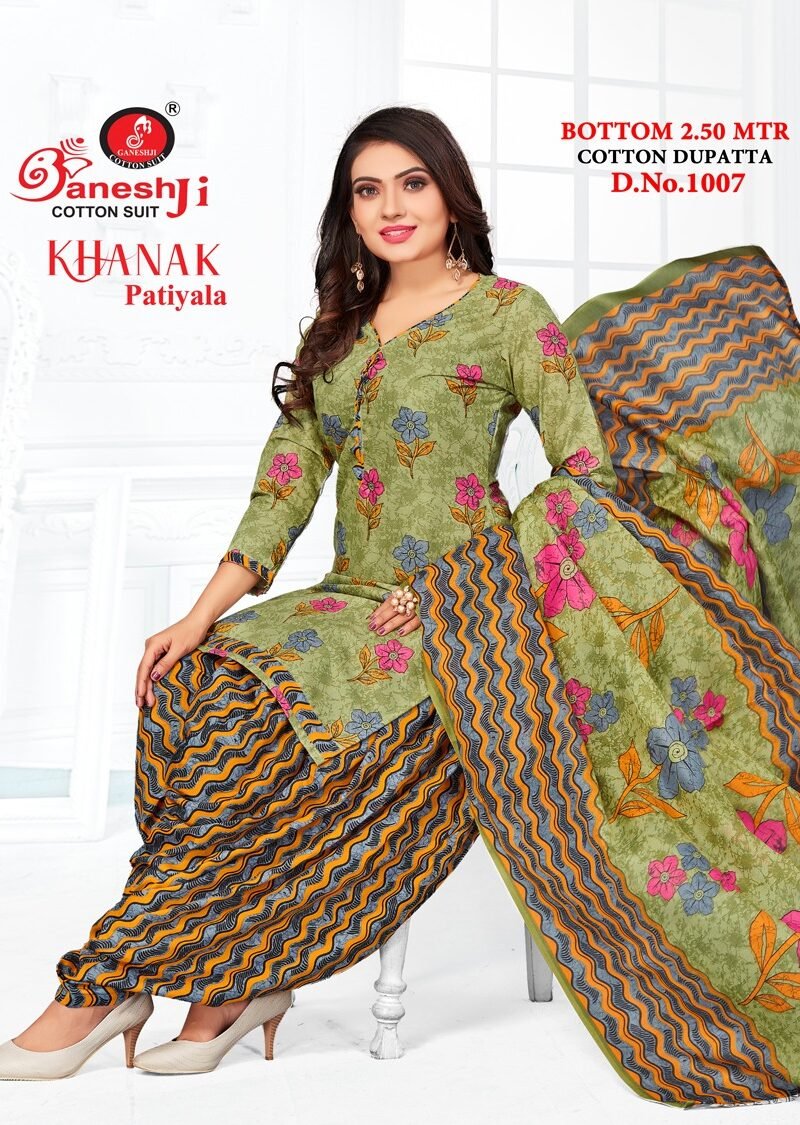 Ganeshji Khanak Vol 1 Wholesale Cotton Dress Material