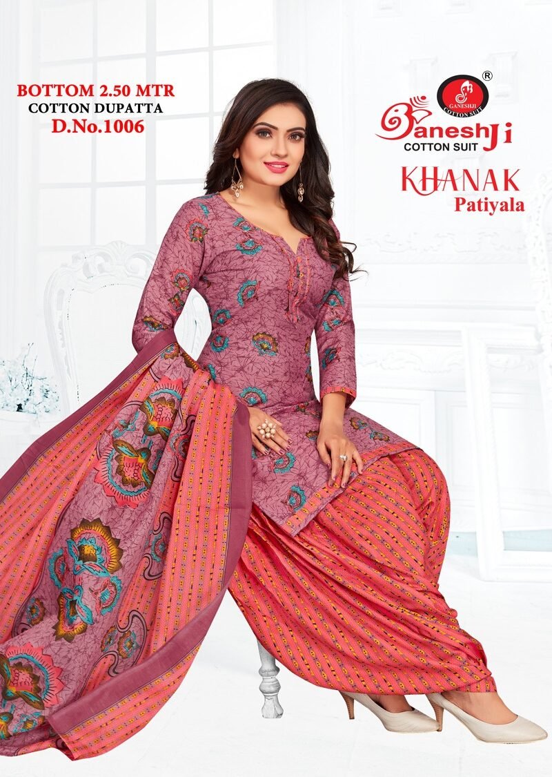 Ganeshji Khanak Vol 1 Wholesale Cotton Dress Material