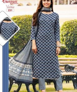 Ganpati Veema Stitched Vol 2 Wholesale Cotton Dress Material