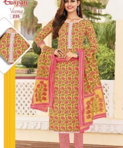 Ganpati Veema Stitched Vol 2 Wholesale Cotton Dress Material