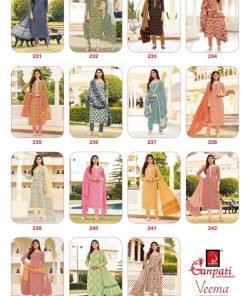 Ganpati Veema Stitched Vol 2 Wholesale Cotton Dress Material