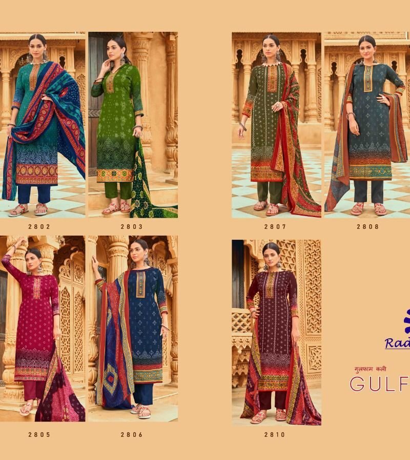 Gulfam Kali Vol 28 Radha Fab Pashmina Suits Wholesale Online