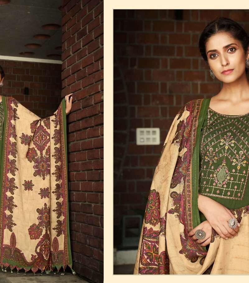 Gulmarg Romani Pashmina Suits Wholesale Online