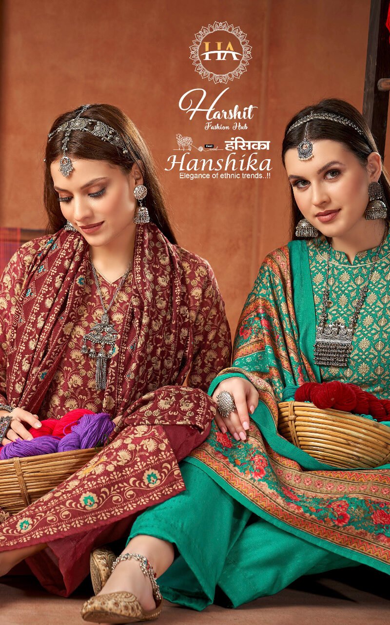 Hanshika Harshit Fashion Pashmina Suits Wholesale Online