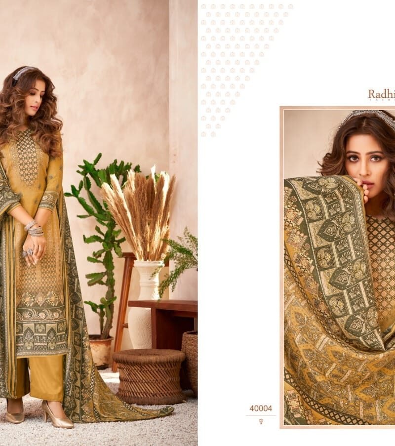 Hayaana Radhika Fashion Pashmina Suits Wholesale Online