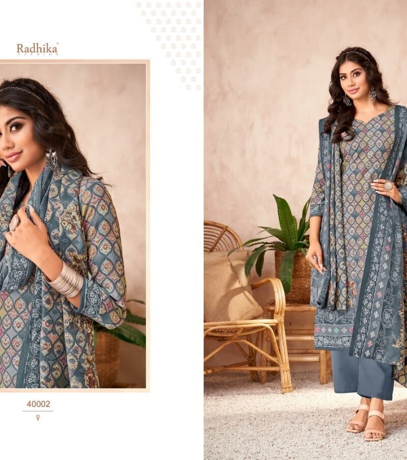 Hayaana Radhika Fashion Pashmina Suits Wholesale Online