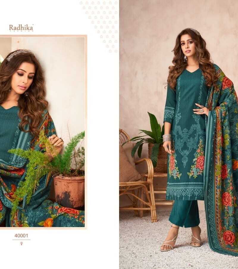 Hayaana Radhika Fashion Pashmina Suits Wholesale Online