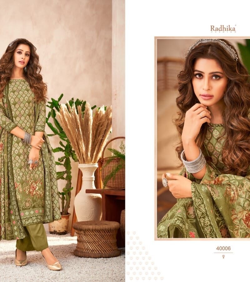 Hayaana Radhika Fashion Pashmina Suits Wholesale Online