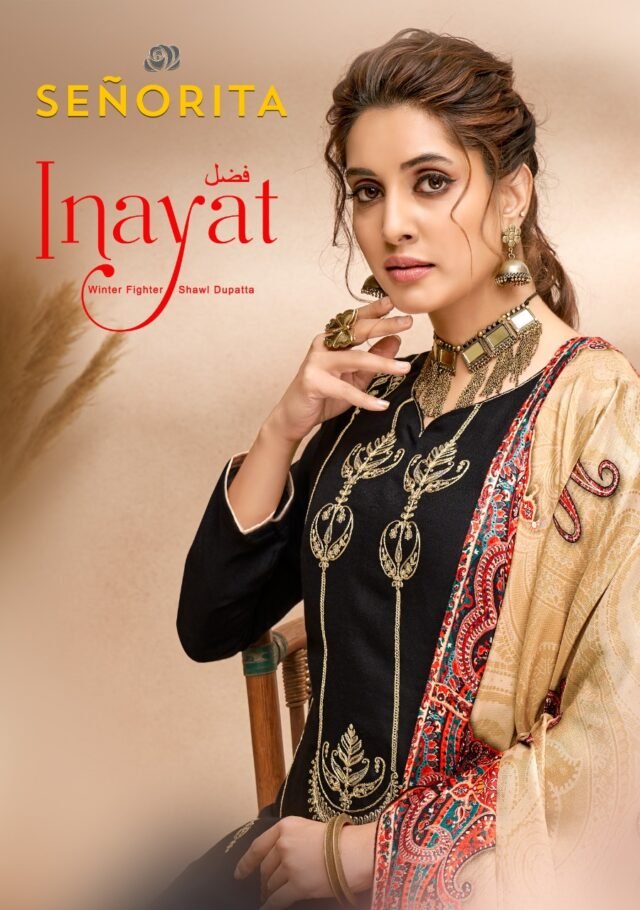 Inayat Senorita Designer Studio Pashmina Suits Wholesale Online