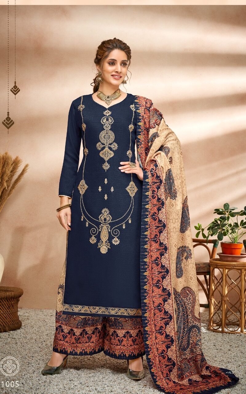 Inayat Senorita Designer Studio Pashmina Suits Wholesale Online