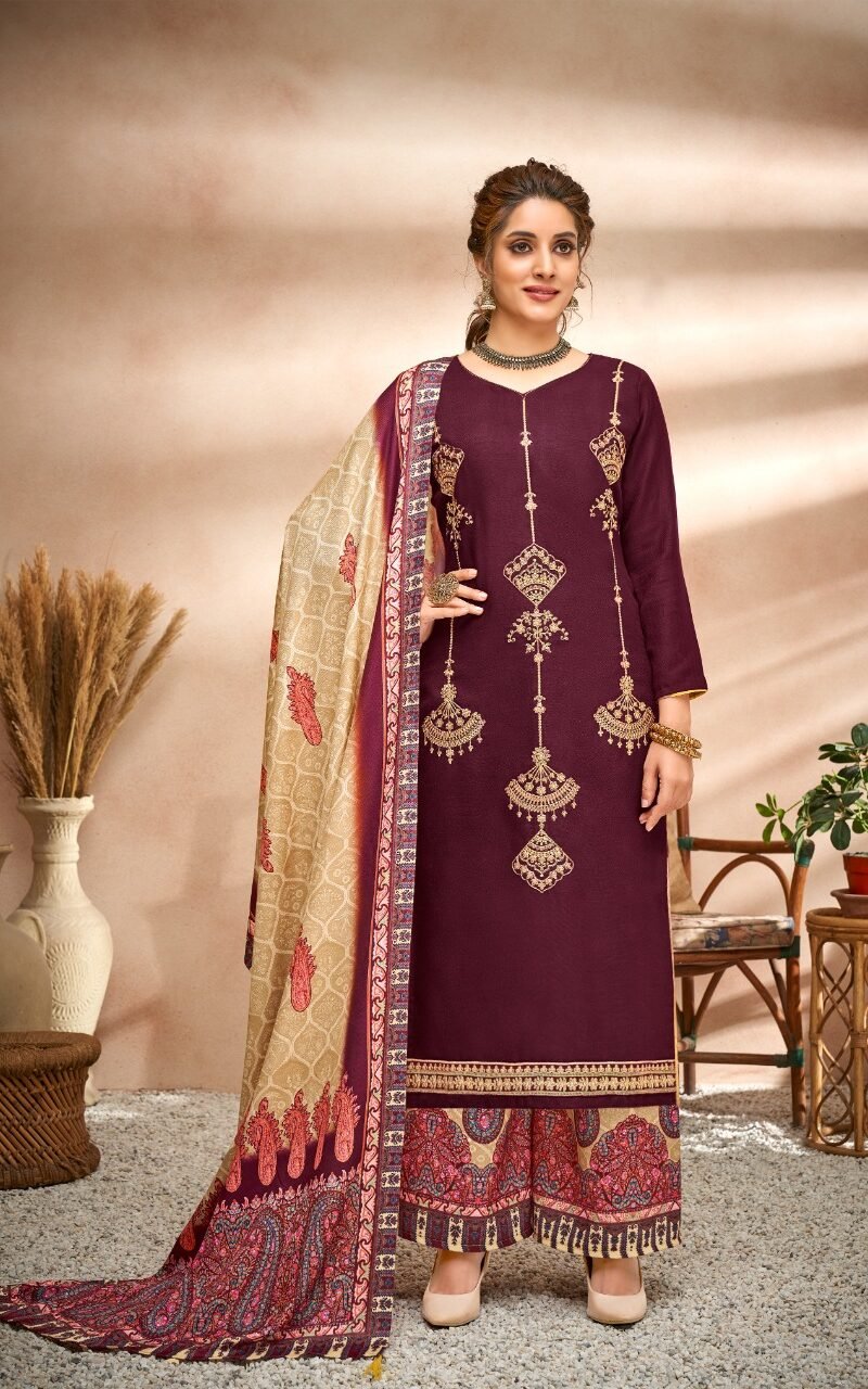 Inayat Senorita Designer Studio Pashmina Suits Wholesale Online