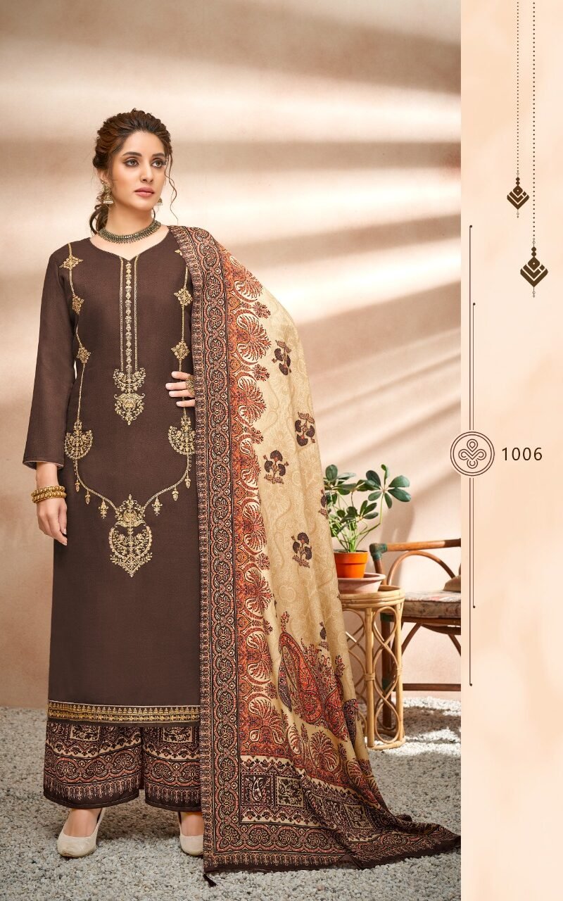 Inayat Senorita Designer Studio Pashmina Suits Wholesale Online