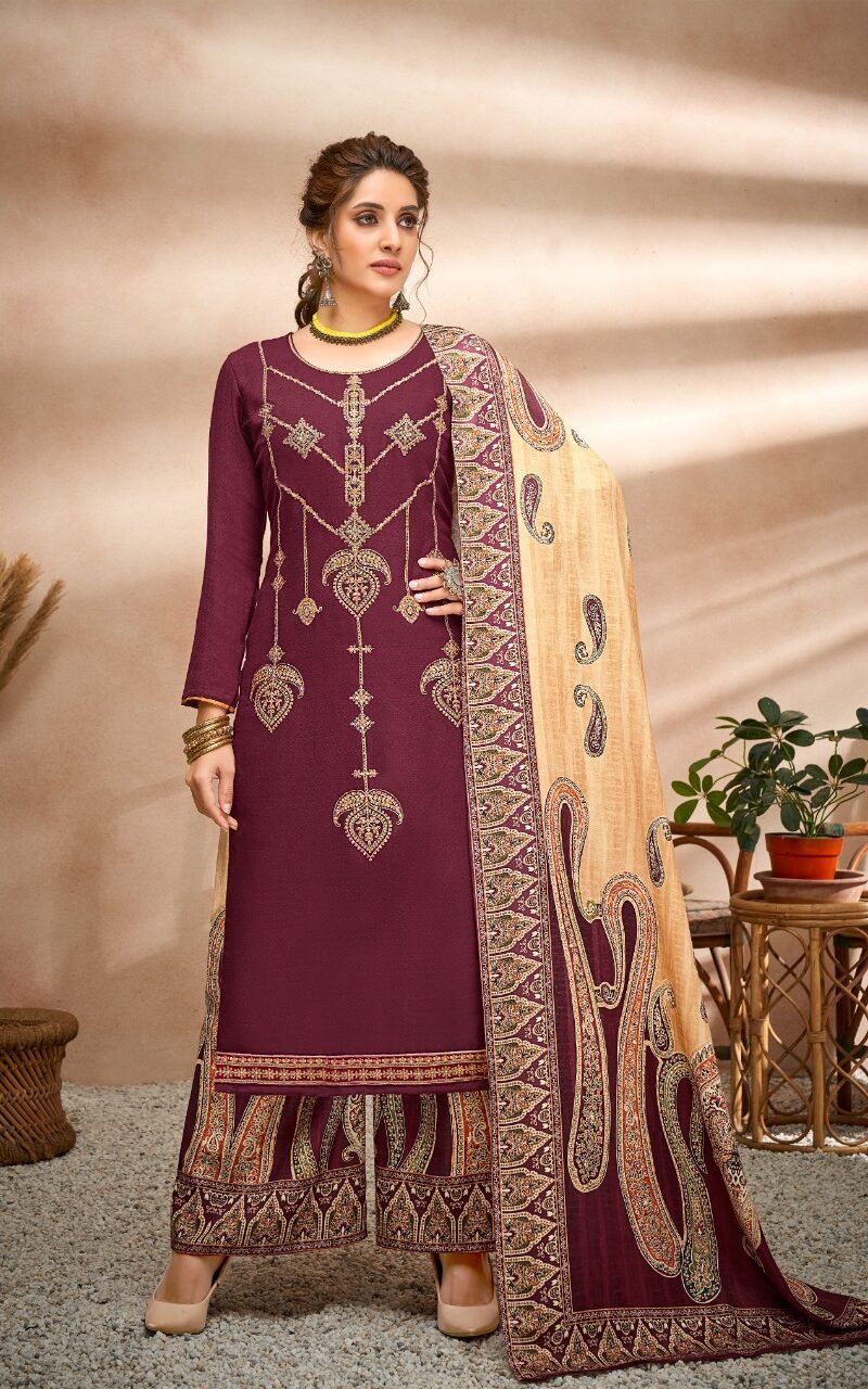 Inayat Senorita Designer Studio Pashmina Suits Wholesale Online