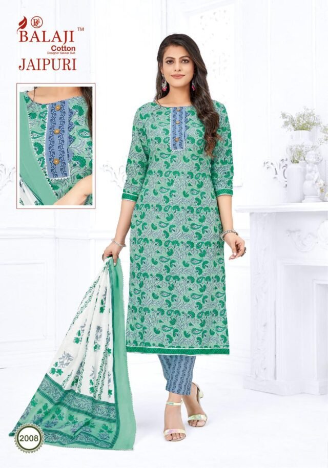 Jaipuri Vol 2 Balaji Cotton Dress Material Set