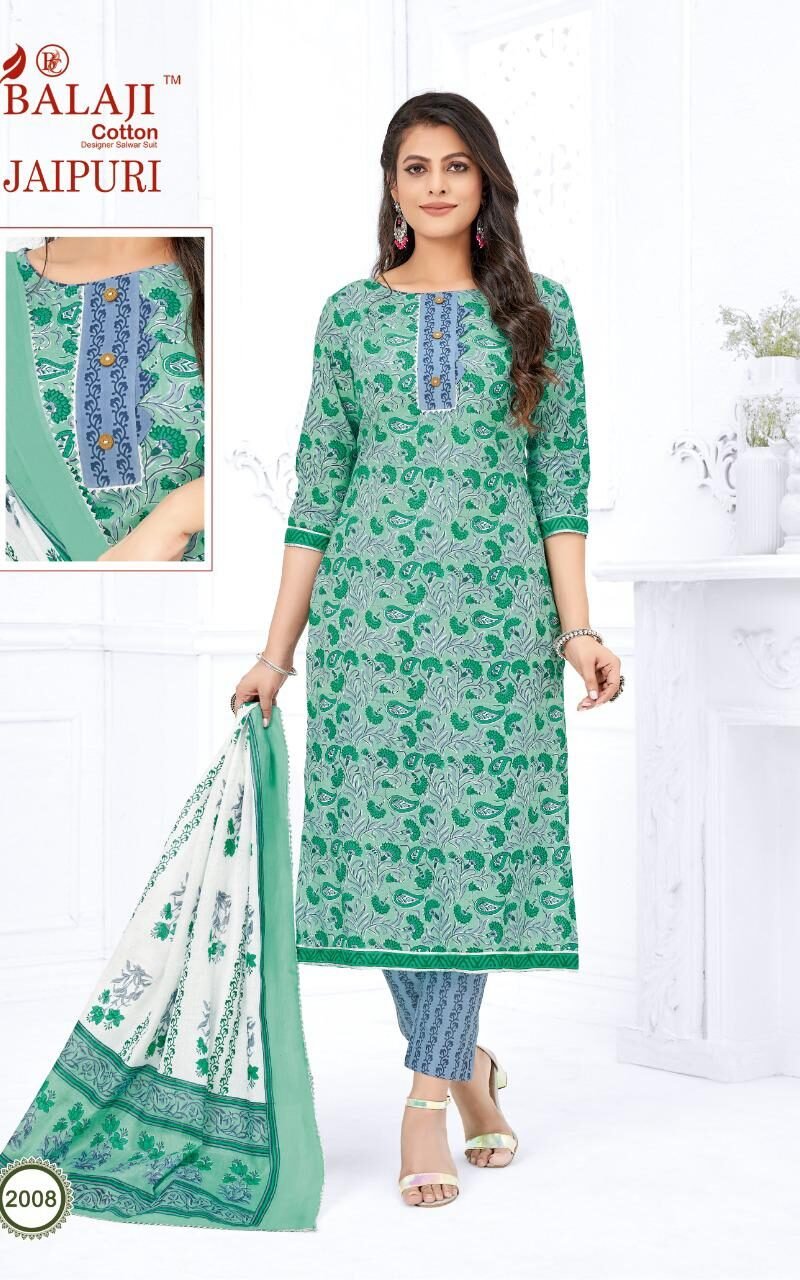 Jaipuri Vol 2 Balaji Cotton Dress Material Set