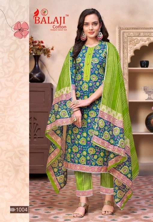Balaji Jaipuri Vol-4 Wholesale Readymade Cotton Dress - textiledeal.in