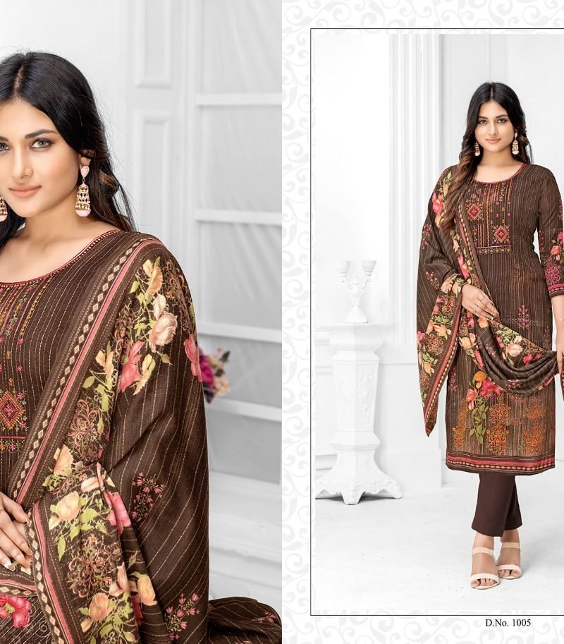 Jeba Vol 3 Shiv Gori Silk Mills Pashmina Suits Wholesale Online