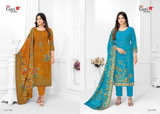 Jeba Vol 3 Shiv Gori Silk Mills Pashmina Suits Wholesale Online