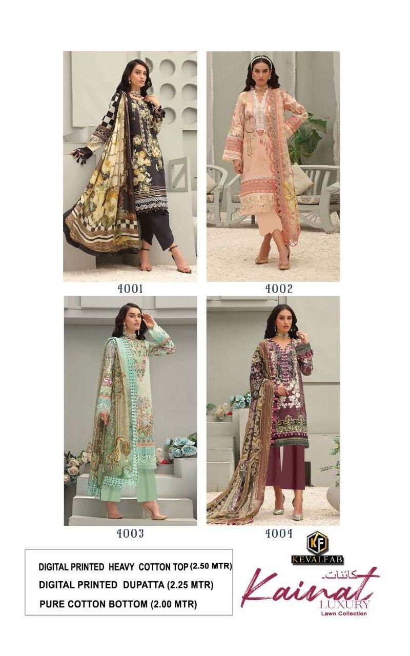 Kainat Vol 4 Keval Fab Wholesale Cotton Dress Material