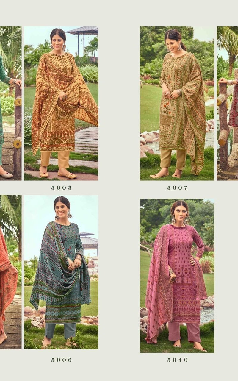 Kashmir Ki Kali Vol 5 Radha Fab Pashmina Suits Wholesale Online