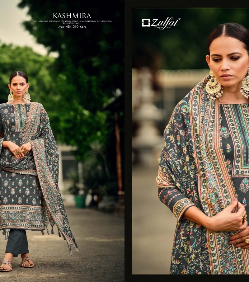 Kashmira Zulfat Designer Suits Pashmina Suits Wholesale Online