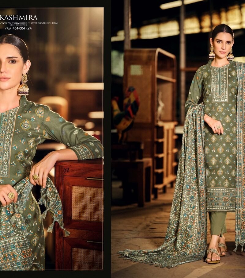 Kashmira Zulfat Designer Suits Pashmina Suits Wholesale Online