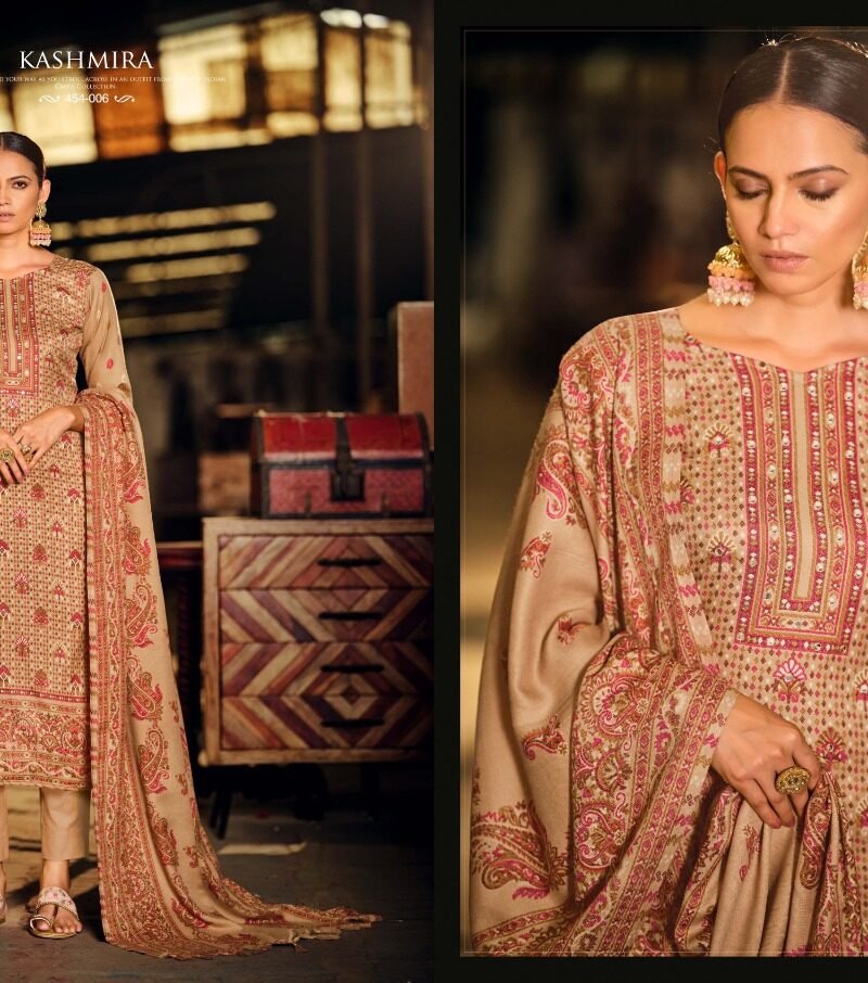 Kashmira Zulfat Designer Suits Pashmina Suits Wholesale Online